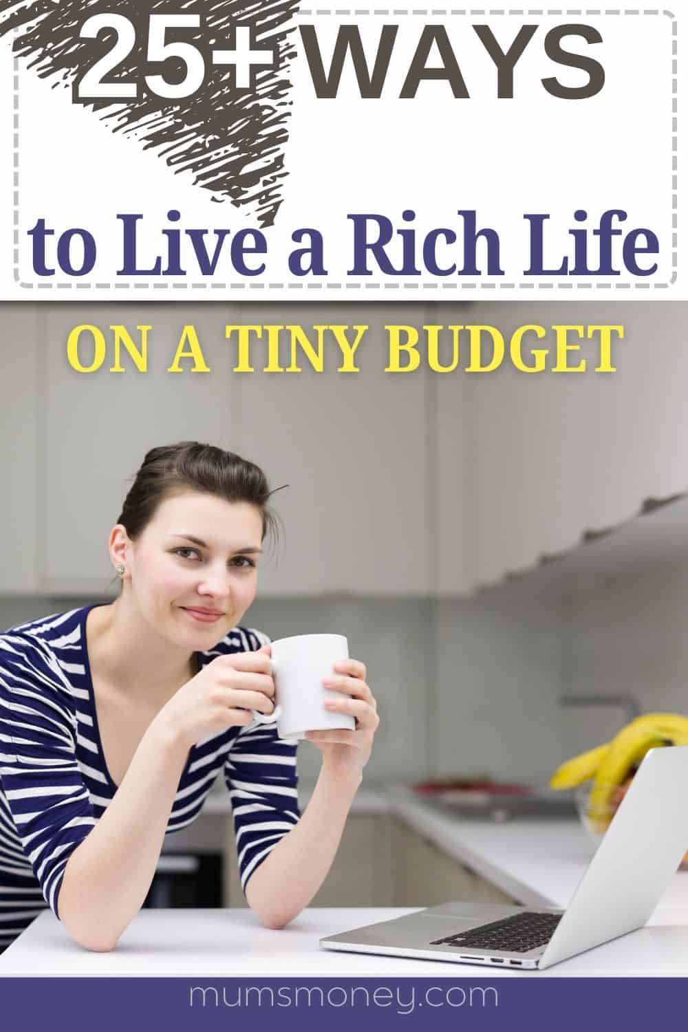 wOMAN ENJOYING HER COFFEE IN HER KITCHEN