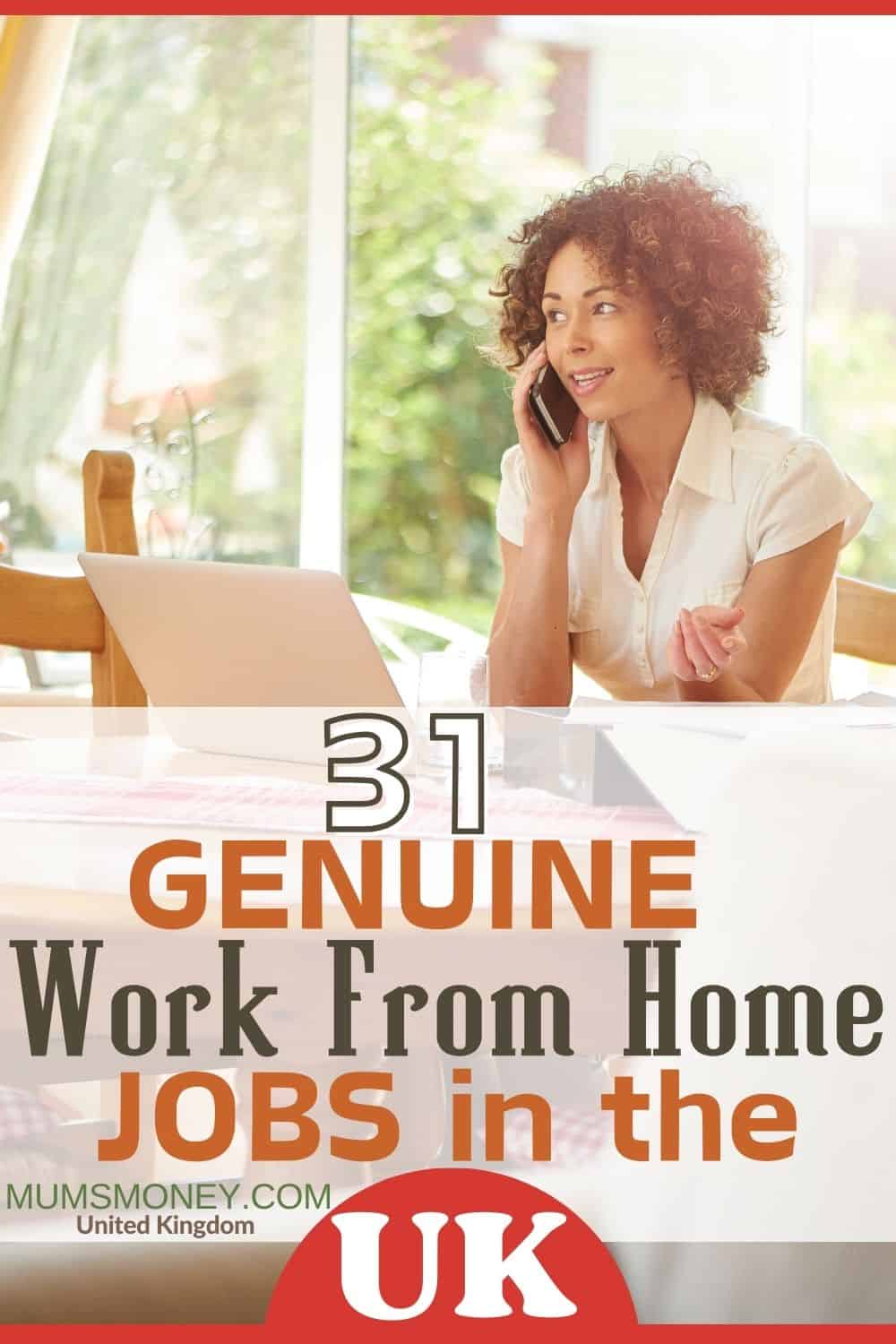 Genuine Work From Home Jobs in the UK