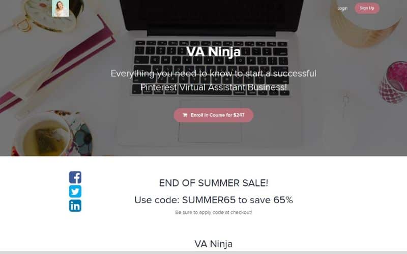 Best Virtual Assistant Training Courses for 2023_Pinterest VA Ninja by Megan Johnson