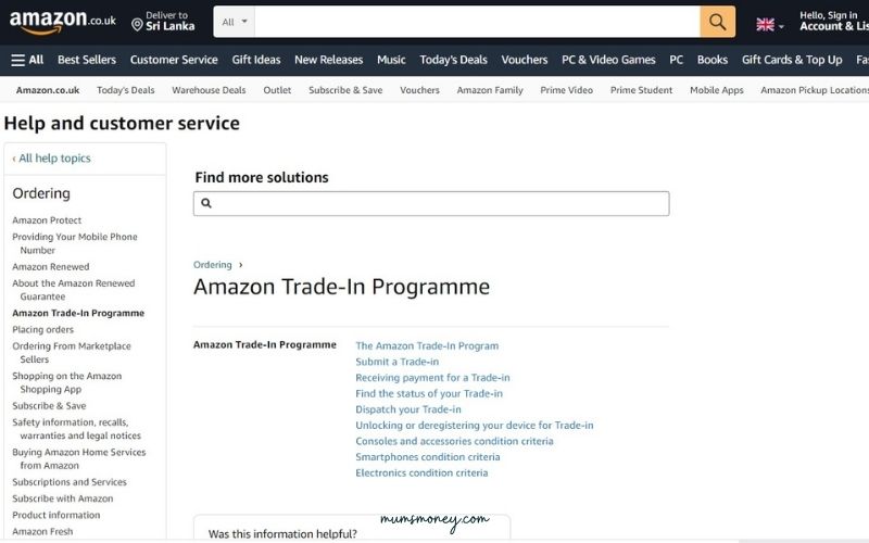 amazon trade in uk 