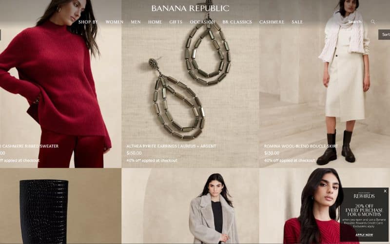 Banana Republic Price Adjustment