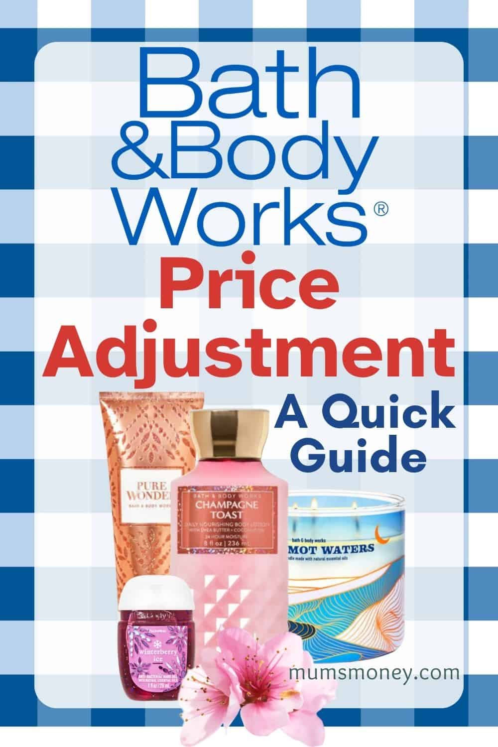 Bath and Body Works Price Adjustment Pin Image