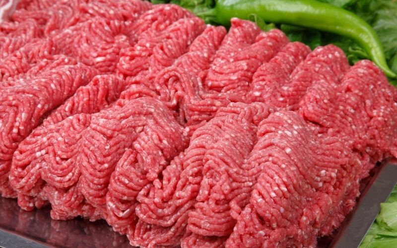 Photo of fresh ground beef 