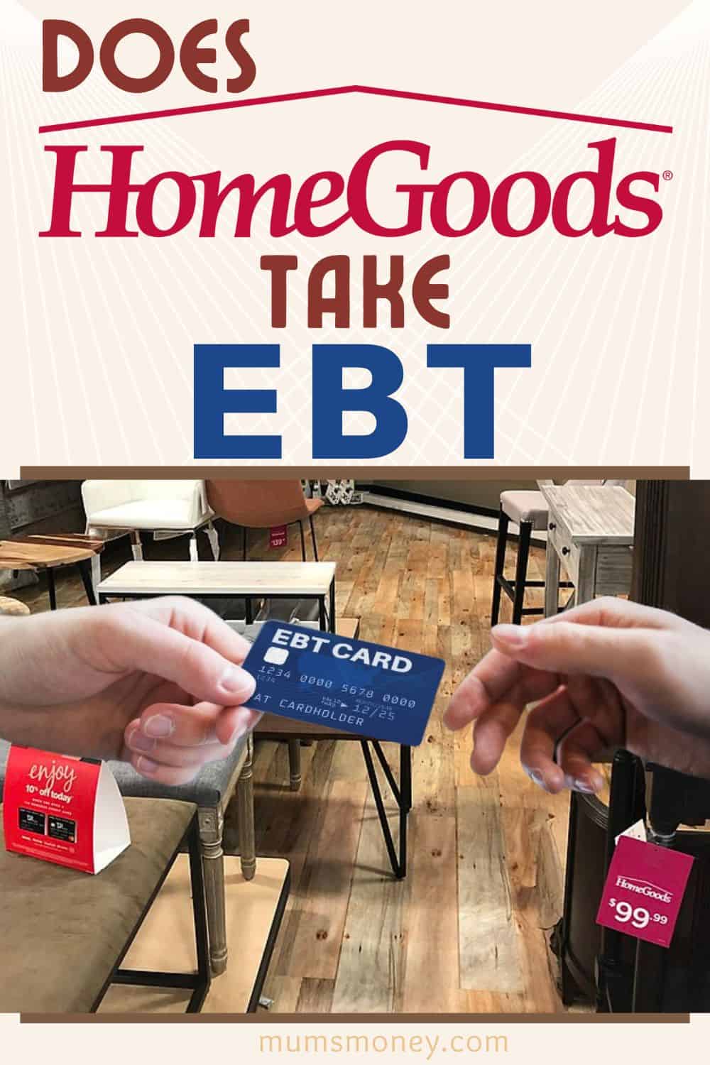 Does HomeGoods Take EBT Pin Image