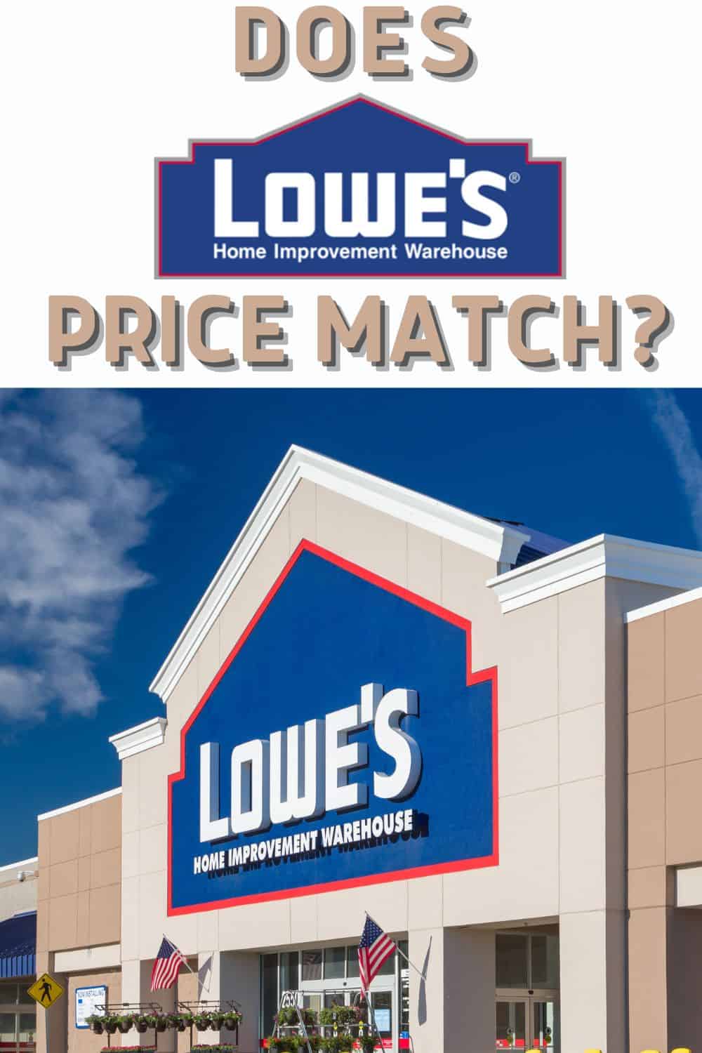 Does Lowes Price Match Pin Images