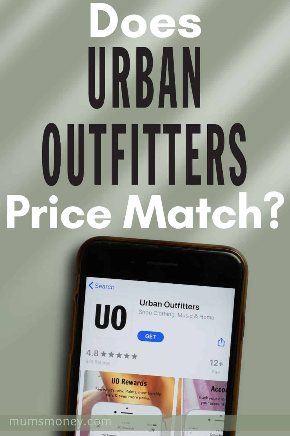 Does Urban Outfitters Price Match Pin Image