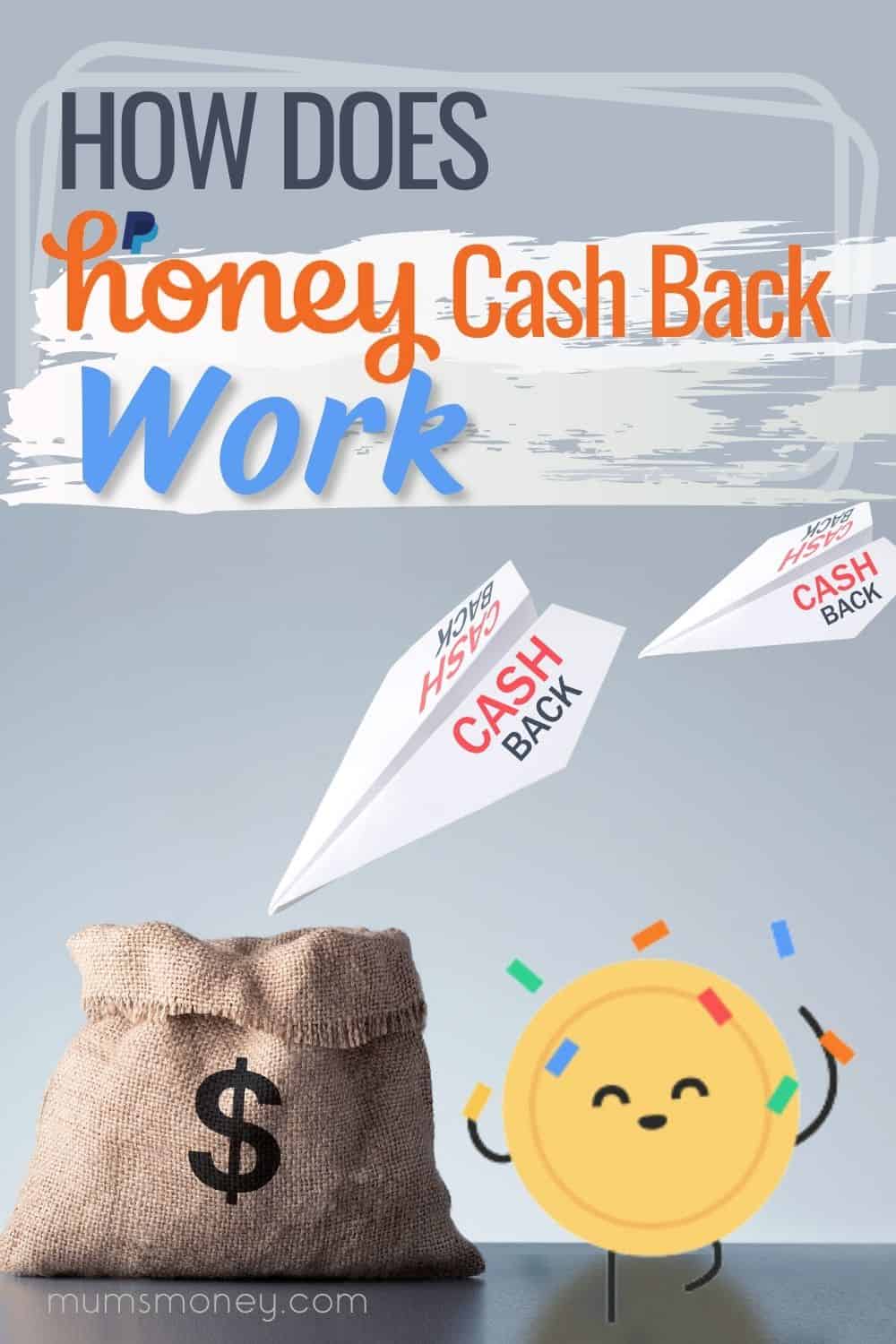 How Does Honey Cash Back Work Pin Image