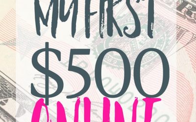 How I Made My First $500 With a Small Blog