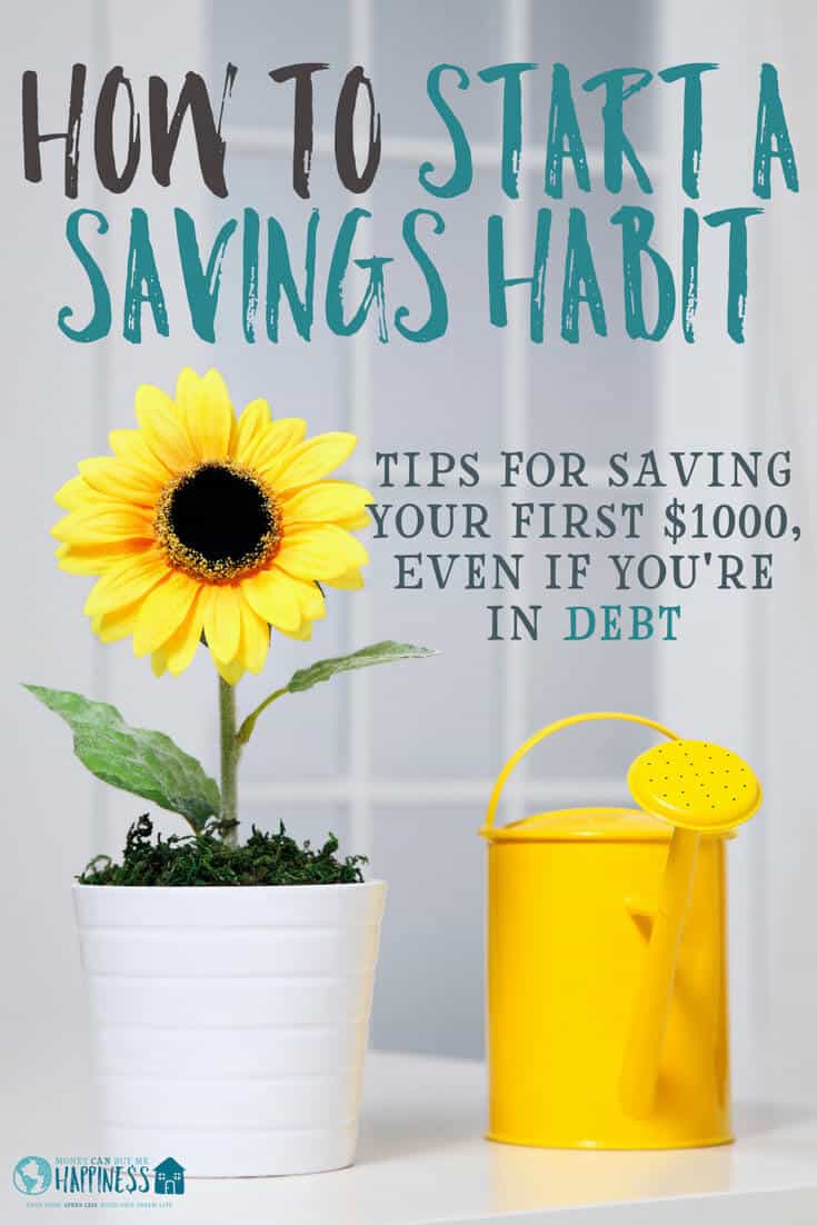 Learn how to start saving money even if you're in debt. These tips will help you to save your first $1000.