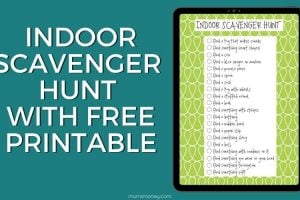 Fun Indoor Scavenger Hunt With Free Printable