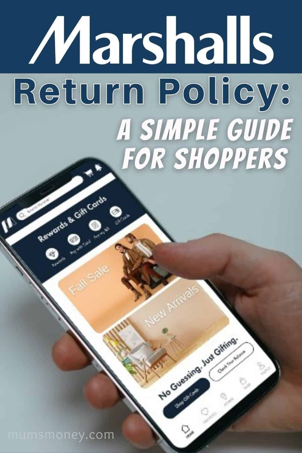 Marshalls Return Policy A Simple Guide for Shoppers Pin Image