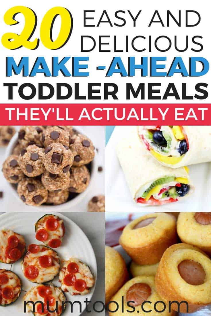 Pre-prepared toddler friendly meal ideas they will hopefully eat. We all know toddlers are fussy at the best of times, so these simple toddler meals include options for freeze ahead toddler snacks as well as many quick bites to grab when you're on the go (which is always, amirite?). 