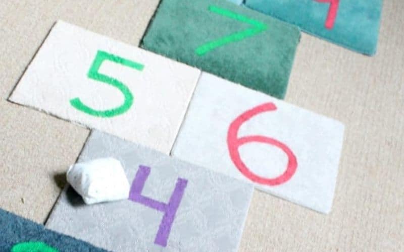 Rainy Day Activities Your Kids Will Love Content Image_Indoor Hopscotch