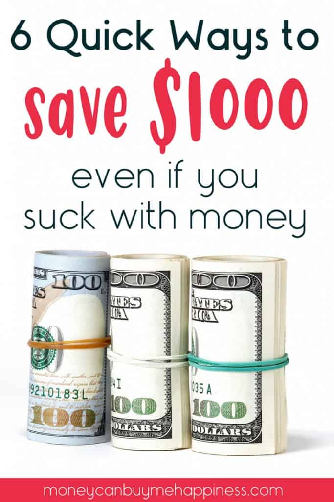 saving money can be hard, especially if you're bad with money. But saving your first $1000 is a game-changer for your finances. Read these tips on saving money quick so you can build an emergency fund and avoid getting into debt if something bad happens.