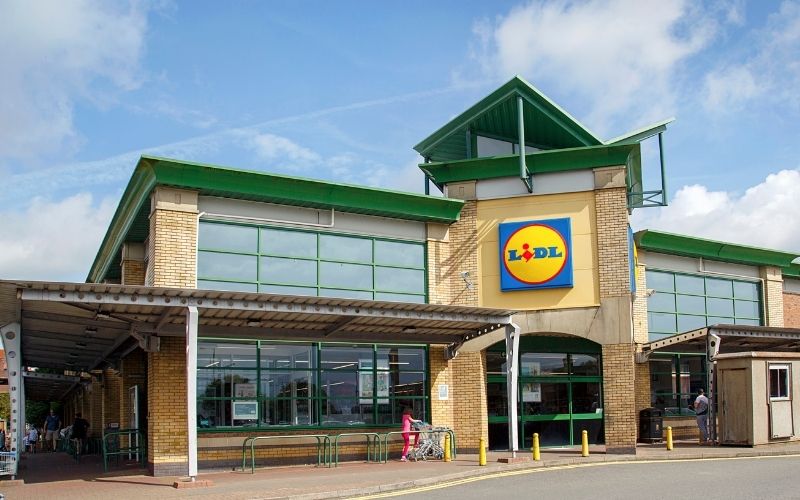 Photo of front of Lidl in Swansea, UK